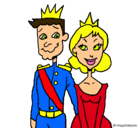 Dibujo Príncipe y princesa pintado por maryfer