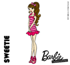 Dibujo Barbie Fashionista 6 pintado por cholita