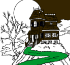 Dibujo Casa encantada pintado por Rafy