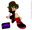 Dibujo Polly Pocket 9 pintado por katherine