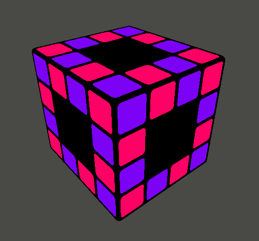 Dibujo Cubo de Rubik pintado por july_