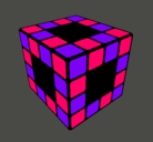 Dibujo Cubo de Rubik pintado por july_