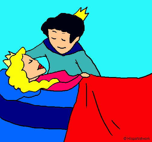 Dibujo La princesa durmiente y el príncipe pintado por danii_krys