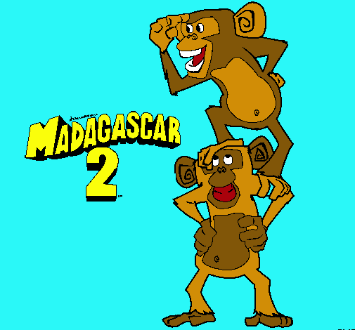 Madagascar 2 Manson y Phil