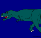 Dibujo Tiranosaurio rex pintado por maiaparis