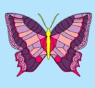 Dibujo Mariposa pintado por anitin