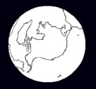 Dibujo Planeta Tierra pintado por llllllllllll
