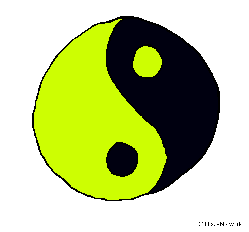 Dibujo Yin yang pintado por july_