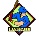 Dibujo Logo de béisbol pintado por orianabsm