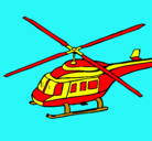 Dibujo Helicóptero  pintado por aldair