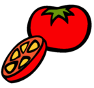 Dibujo Tomate pintado por maiamar