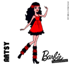 Dibujo Barbie Fashionista 1 pintado por adelgey