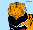 Dibujo Tigre pintado por ablerto