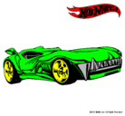 Dibujo Hot Wheels 3 pintado por suazo