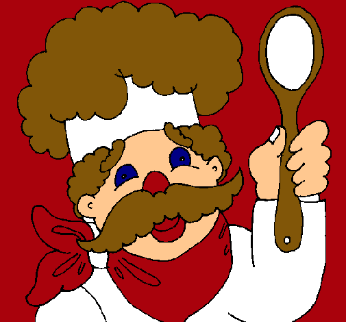 Chef con bigote