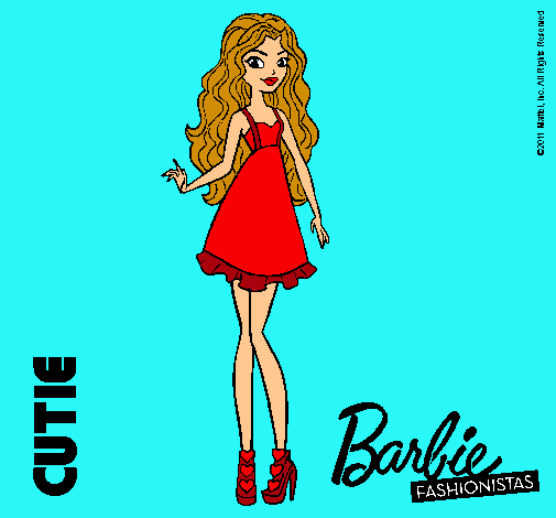 Dibujo Barbie Fashionista 3 pintado por ANTONELLA2