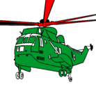 Dibujo Helicóptero al rescate pintado por edinson