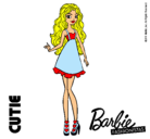 Dibujo Barbie Fashionista 3 pintado por cari
