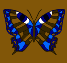 Dibujo Mariposa pintado por ternu