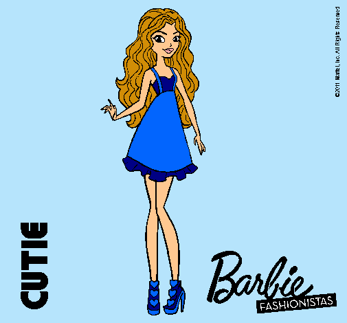 Dibujo Barbie Fashionista 3 pintado por StarClaudia