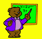 Dibujo Profesor oso pintado por yulisa44