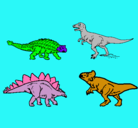 Dibujo Dinosaurios de tierra pintado por carol_2
