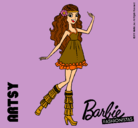 Dibujo Barbie Fashionista 1 pintado por nirma23