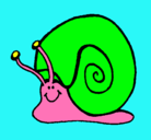 Dibujo Caracol  pintado por lusi