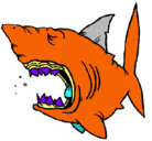 Dibujo Tiburón pintado por Lukitass