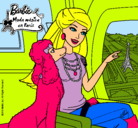 Dibujo Barbie llega a París pintado por cari