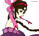 Dibujo Princesa china pintado por yesibelh