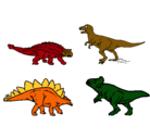 Dibujo Dinosaurios de tierra pintado por markos
