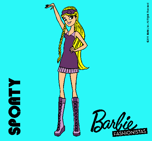 Dibujo Barbie Fashionista 4 pintado por ANTONELLA2