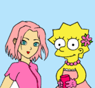 Dibujo Sakura y Lisa pintado por Brandy_505