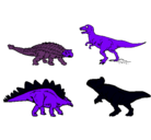 Dibujo Dinosaurios de tierra pintado por dinoa