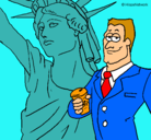 Dibujo Estados Unidos de América pintado por agustin11