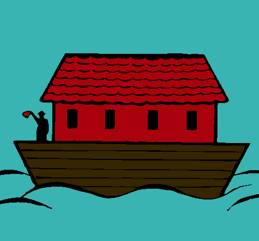 Dibujo Arca de Noe pintado por nahbbbbb