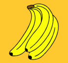 Dibujo Plátanos pintado por ali10