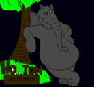 Dibujo Horton pintado por drewmiz