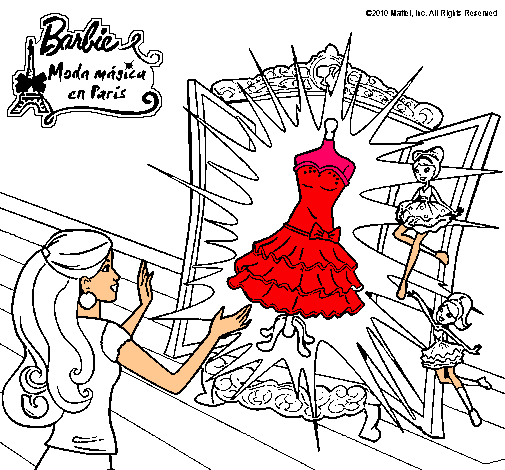 El vestido mágico de Barbie