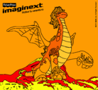 Dibujo Imaginext 9 pintado por brian