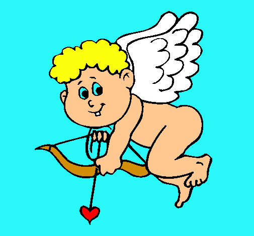Dibujo Cupido pintado por danii_krys