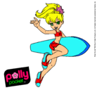 Dibujo Polly Pocket 3 pintado por pequines