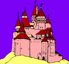 Dibujo Castillo medieval pintado por Frannk