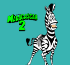 Dibujo Madagascar 2 Marty pintado por lauri_co