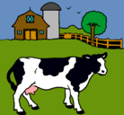 Dibujo Vaca pasturando pintado por SaaRaa