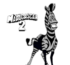 Dibujo Madagascar 2 Marty pintado por gabrielito