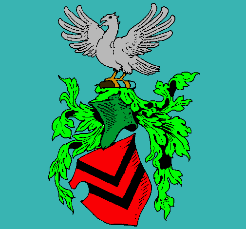 Escudo de armas y aguila 