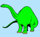 Dibujo Braquiosaurio II pintado por luisillo