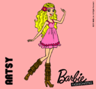 Dibujo Barbie Fashionista 1 pintado por Ediley